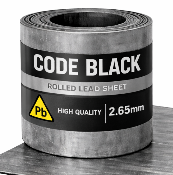 Lead Sheet - Code Black 2.50mm or 2.65mm