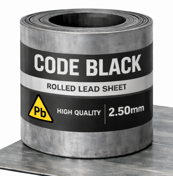 Lead Sheet - Code Black 2.50mm or 2.65mm